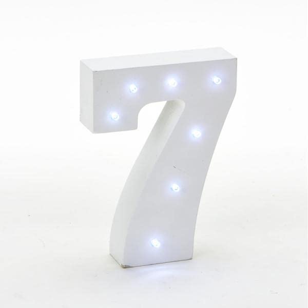 9 Inch Led Marquee Number Light Sign (Number 7)