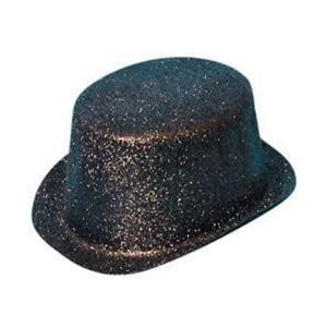 Black Color Glitter Hat (Pack of 1)