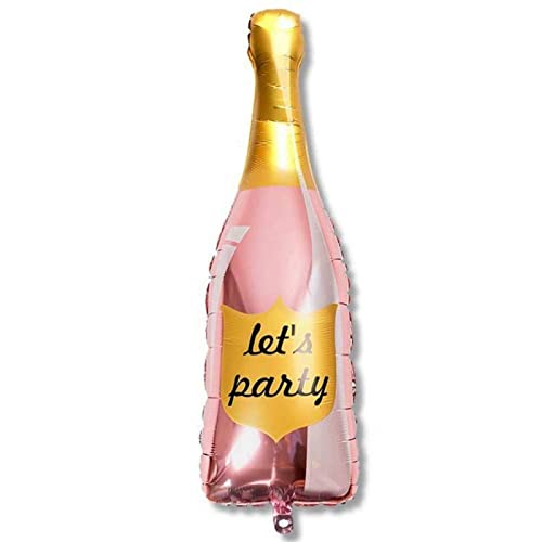 36 Inch Light Pink Lets Party Helium Foil Balloon