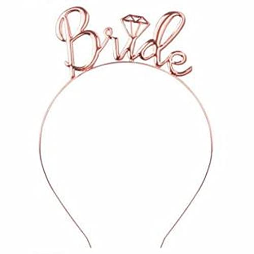 Rose Gold Bride To Be Crown Tiara