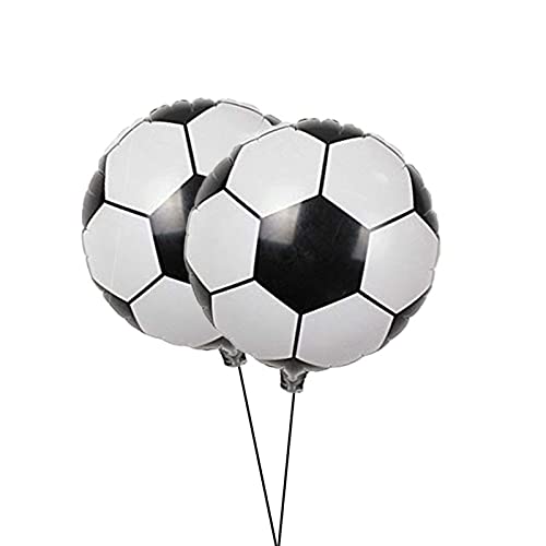 22 Inch Black Football/Soccer Foil Balloon (Pack of 1)