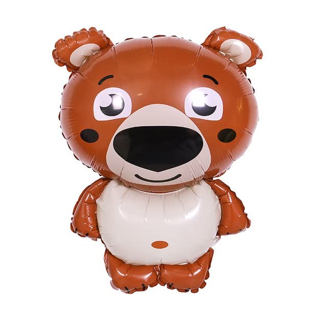 24 Inch Large Size Multicolor Bear Foil Balloon