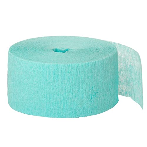 9 Meter Light Blue Crepe Paper Streamers (Pack of 6)