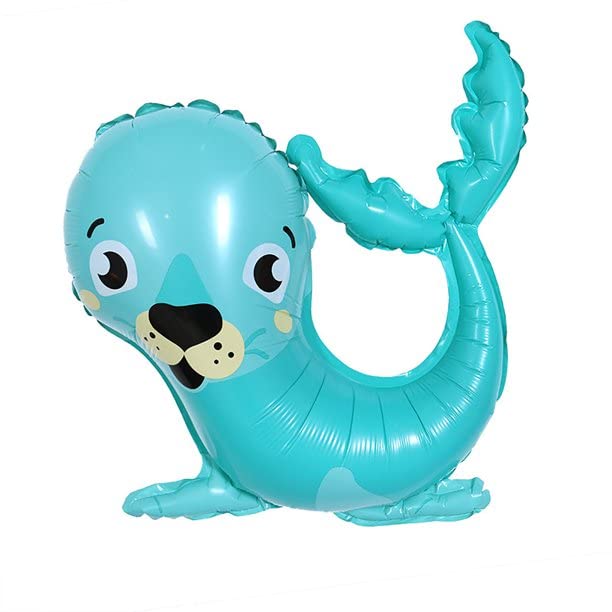 24 Inch Large Size Multicolor Sea Lion Foil Balloon