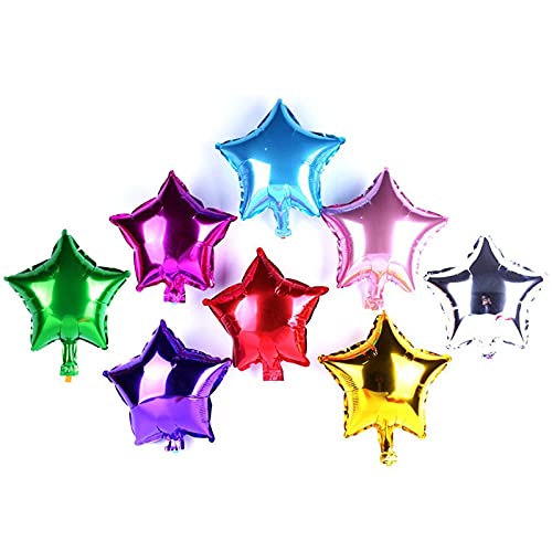18 Inch Multicolor Star Shape Foil Balloon
