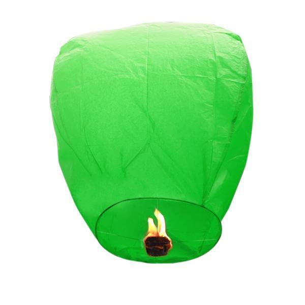 Green Flying Paper Floating Sky Lantern