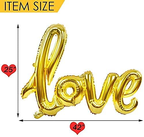 32 Inch Number 13  Gold Foil Balloon With Confetti Balloons