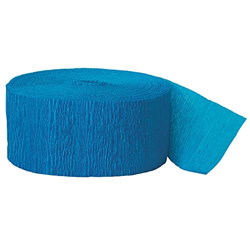 9 Meter Dark Blue Crepe Paper Streamers (Pack of 6)