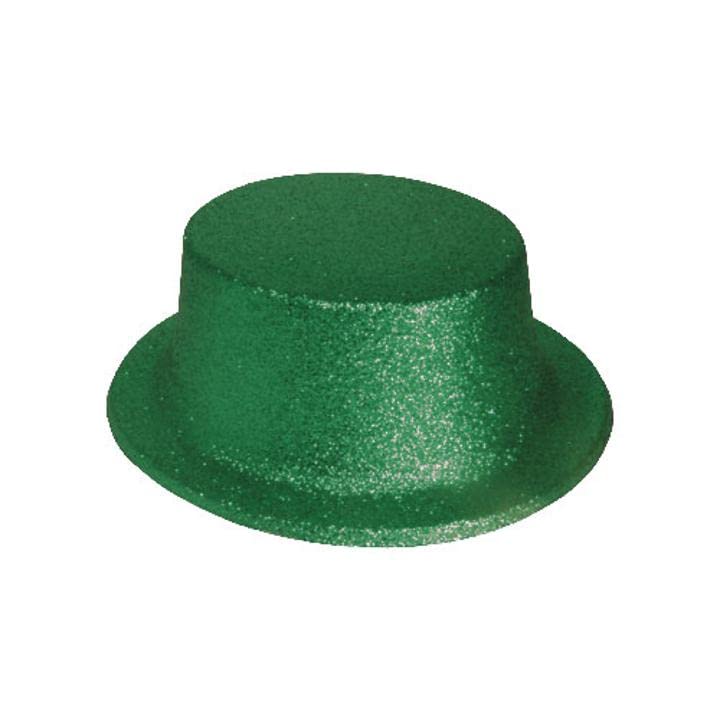 Green Color Glitter Hat (Pack of 1)
