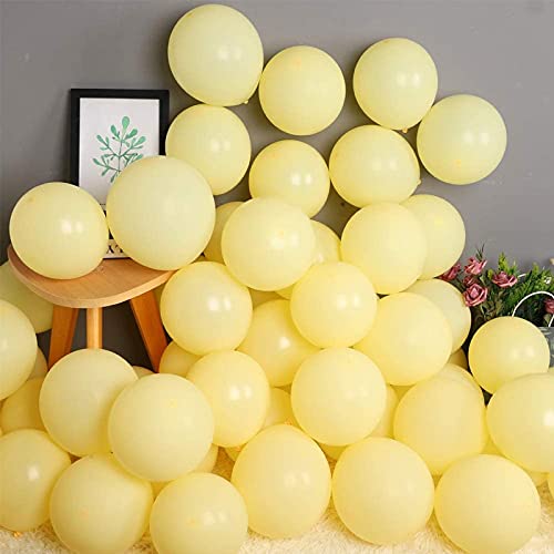 Yellow Pastel Latex Balloon