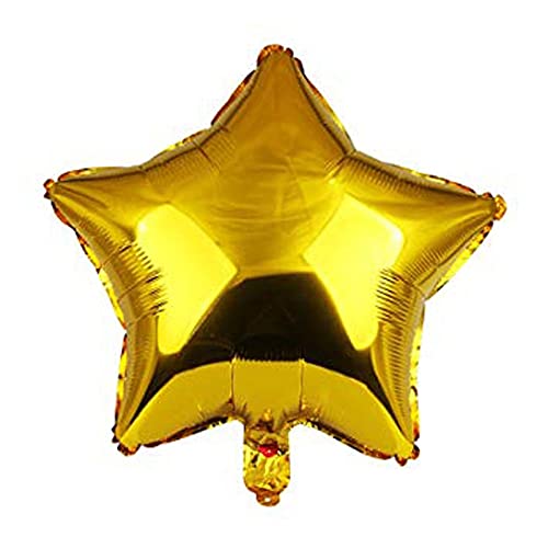 18 Inch Gold Star Shape Foil Balloon