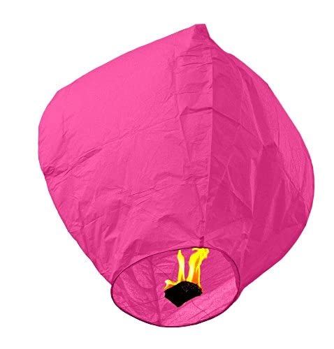 Pink Flying Paper Floating Sky Lantern