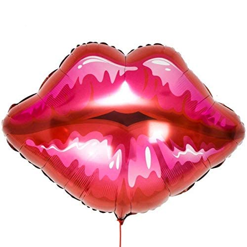 30 Inch Pink Lip Foil Balloon