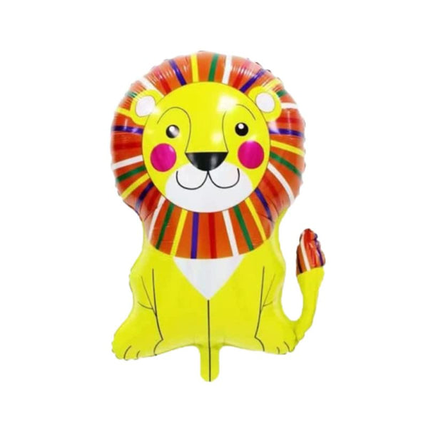 24 Inch Large Size Multicolor Lion Foil Balloon