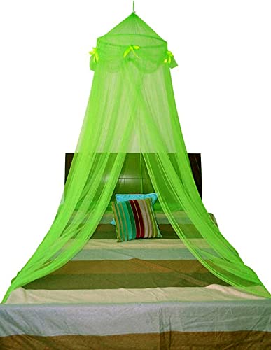 (6 x 1 Meter) Parrot Green Color Decoration Net (Cloth Piece Only)