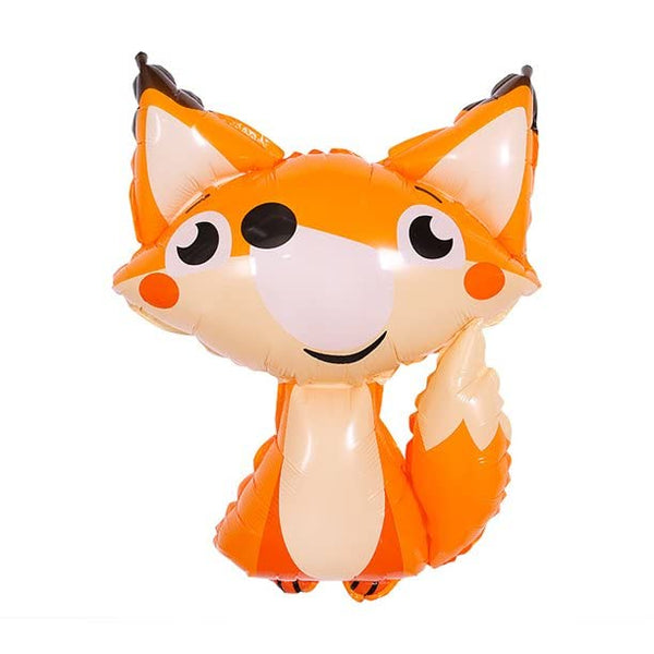 24 Inch Large Size Multicolor Fox Foil Balloon