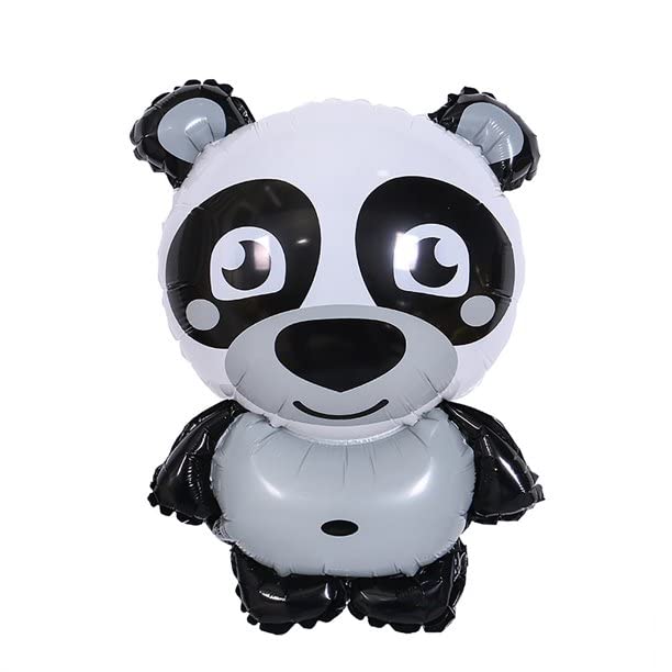 24 Inch Large Size Multicolor Panda Foil Balloon