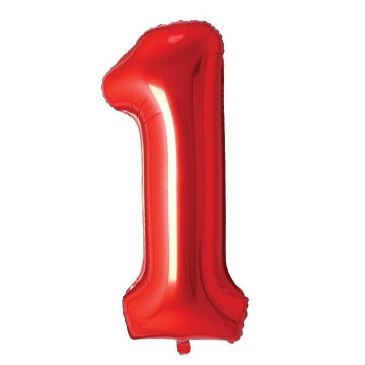 32 Inch Solid 7 Number Silver Foil Balloon