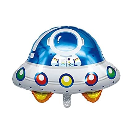 30 Inch Large Size Space Theme Ufo Foil Balloon