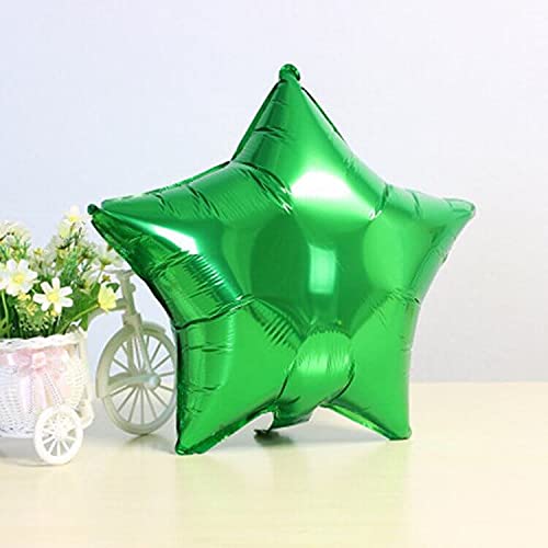 18 Inch Green Star Shape Foil Balloon