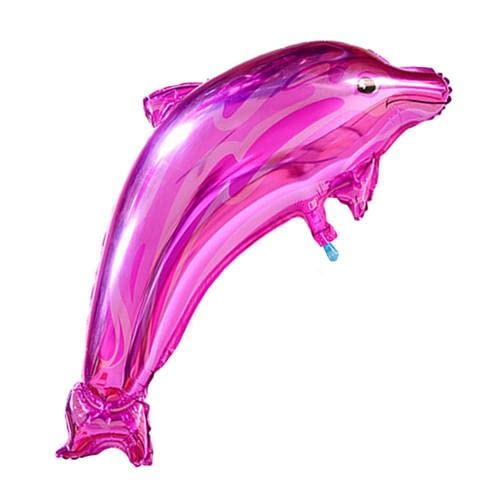 16 Inch Pink Solid Fish Shape/Shark Foil Balloon  Supplies (Pack of 1)