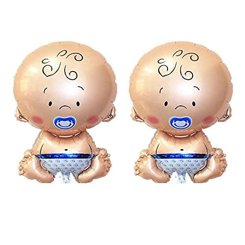28 Inch Twin Boy Baby Shape Foil Balloon