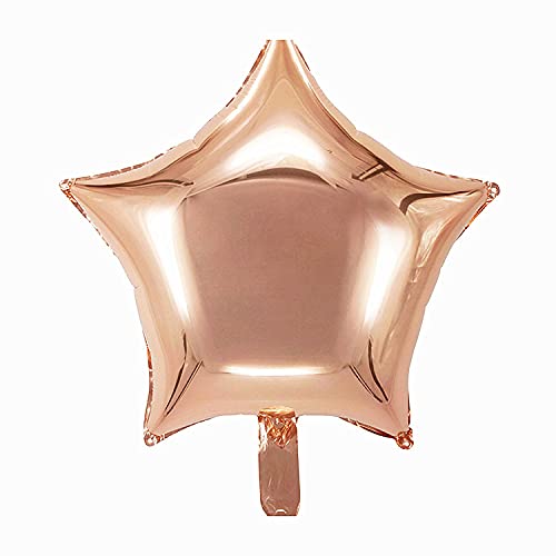 18 Inch Rose Gold Star Shape Foil Balloon
