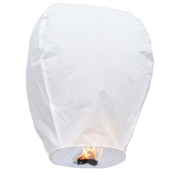 White Flying Paper Floating Sky Lantern