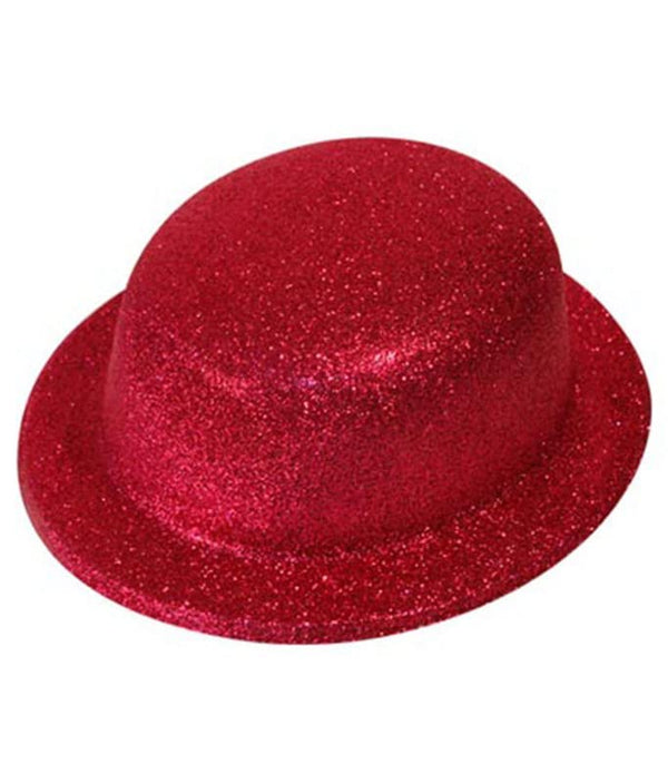 Red Color Glitter Hat (Pack of 1)