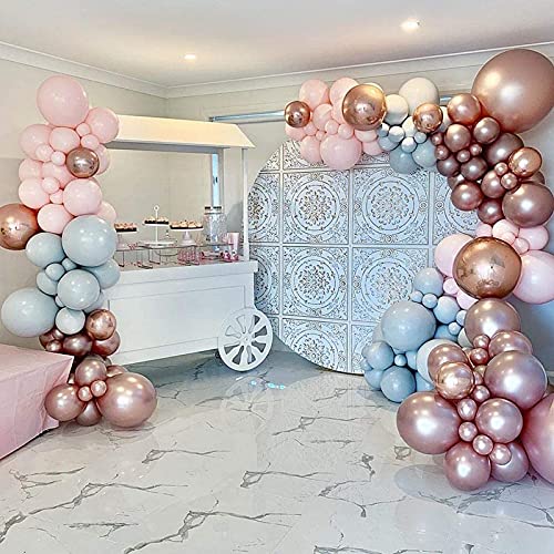 Pink Happy Birthday Banner And Pink Metallic Balloons
