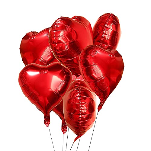 18 Inch Red Heart Shape Foil Balloon