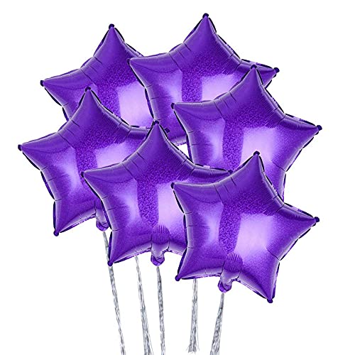 18 Inch Purple Star Shape Foil Balloon