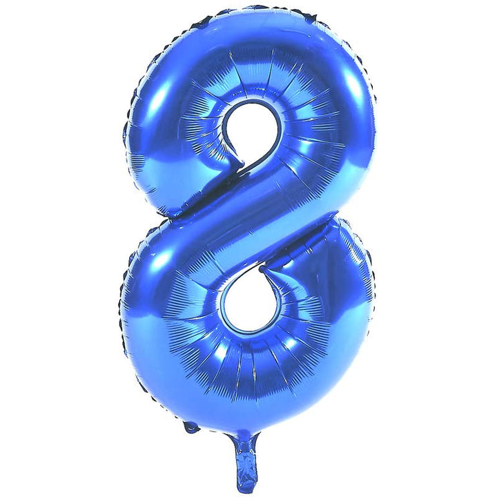 32 Inch Solid 14 Number Silver Foil Balloon