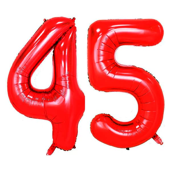 16 Inch 40th Happy Anniversary Alphabets & 32 Inch 40 Number Rosegold Foil Balloon