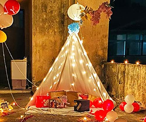 (6 x 1 Meter) Beige Decoration Net  (Cloth Piece Only)