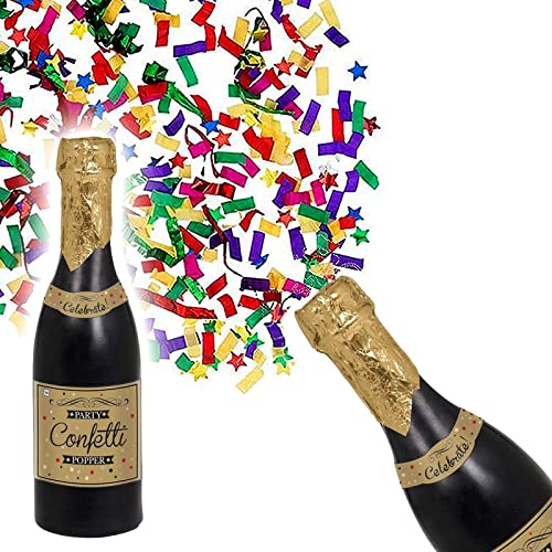 12 Inch Multicolor Party Popper Bottle