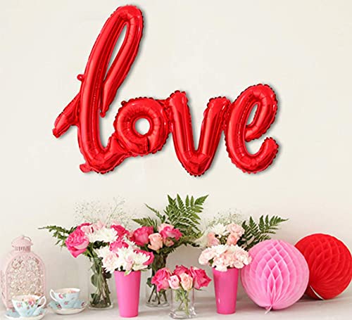 16 Inch Solid 7 Number Rose Foil Balloon
