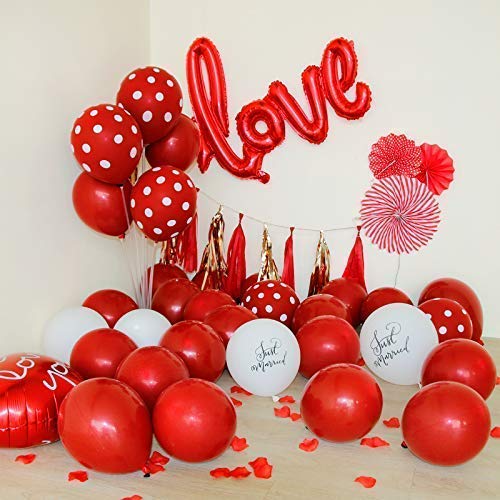 16 Inch Solid 5 Number Rose Foil Balloon