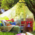 (6 X 1 Meters) Parrot Green Decoration Net (Cloth Piece Only)