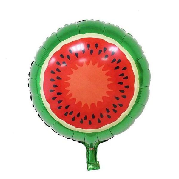 18 Inch Watermelon Fruit Shape Foil Balloon (Multicolor)  (Pack of 1)