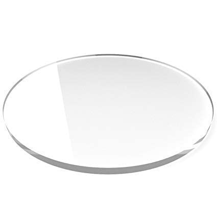 8 Inch Round Shape Acrylic Selfie Mirror (1mm) (Pack of 1)