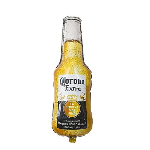 18 Inch Multicolor Corona Extra Beer Bottle Shaped Foil Balloon (Pack of 1)