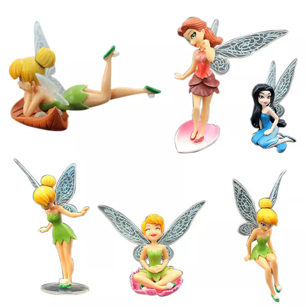 Tinkerbell Little Princess Cake Topper (Pack of 6)