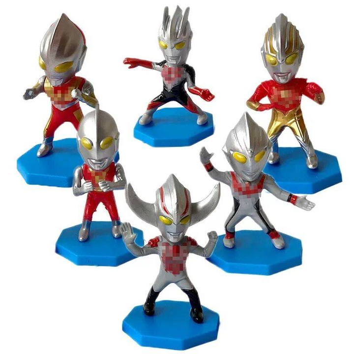 Red Ultraman Cake Topper (Pack of 6)