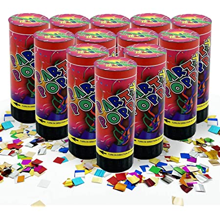 Multicolor Confetti Party Poppers