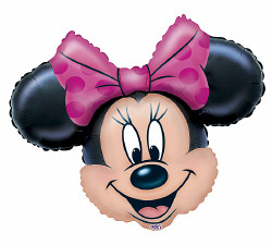 Disney Minnie Mouse Theme Foil Balloon (Multicolor)