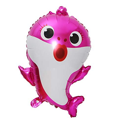 25 Inch Baby Shark Shaped Foil Balloon (Purple) (Pack of 1)