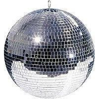 40cm Disco Mirror Ball (Silver) (Pack of 1)