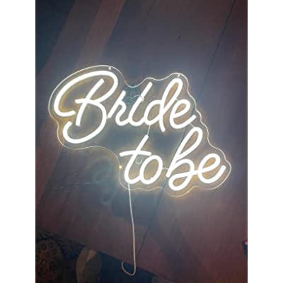 27 Inch Bride To Be Led Neon Light Sign (Warm White)(Pack of 1)