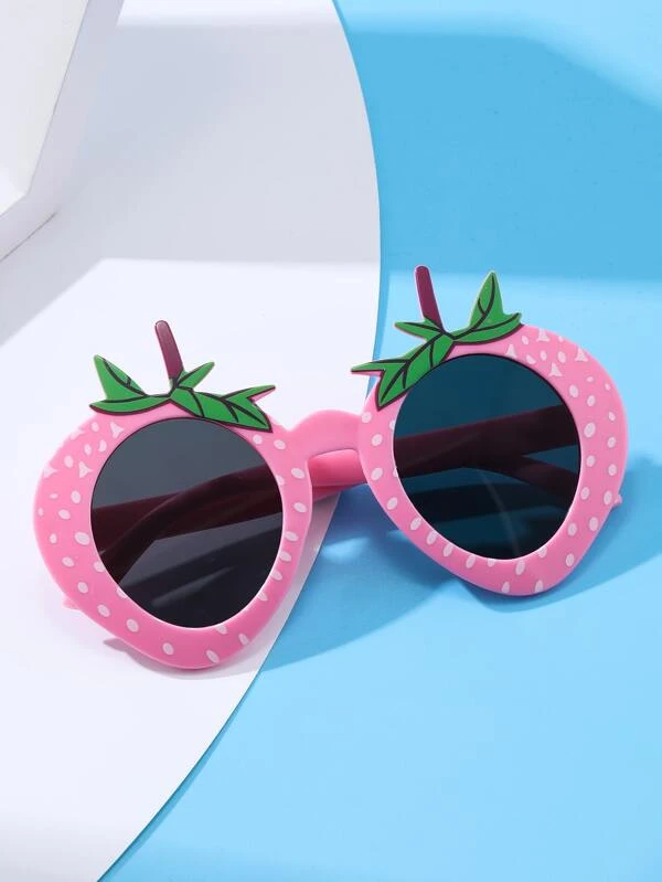Funny Strawberry Themed Frame Kids Goggles (Pack of 1)